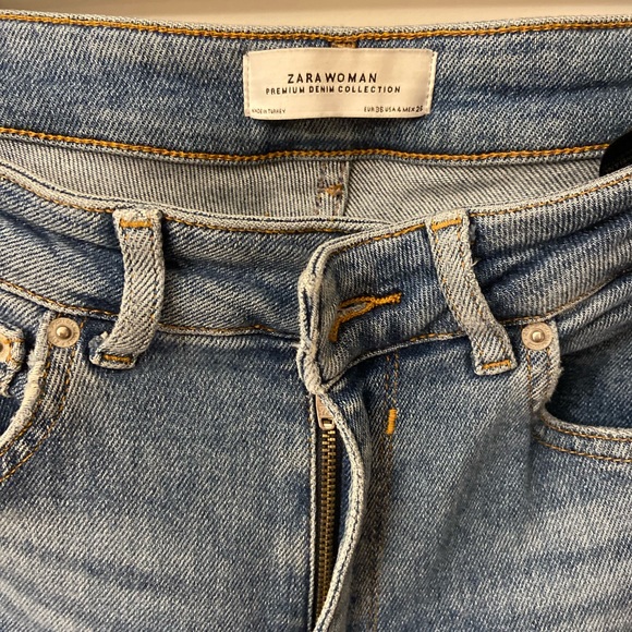 Zara High Rise Ripped Skinny Jeans - Picture 4 of 8